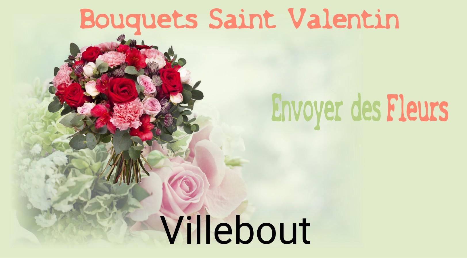 Roses de Saint-Valentin livrées à Villebout